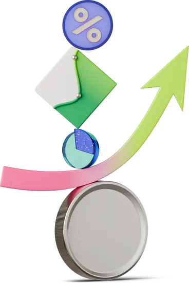 Growth strategy and transformation illustration